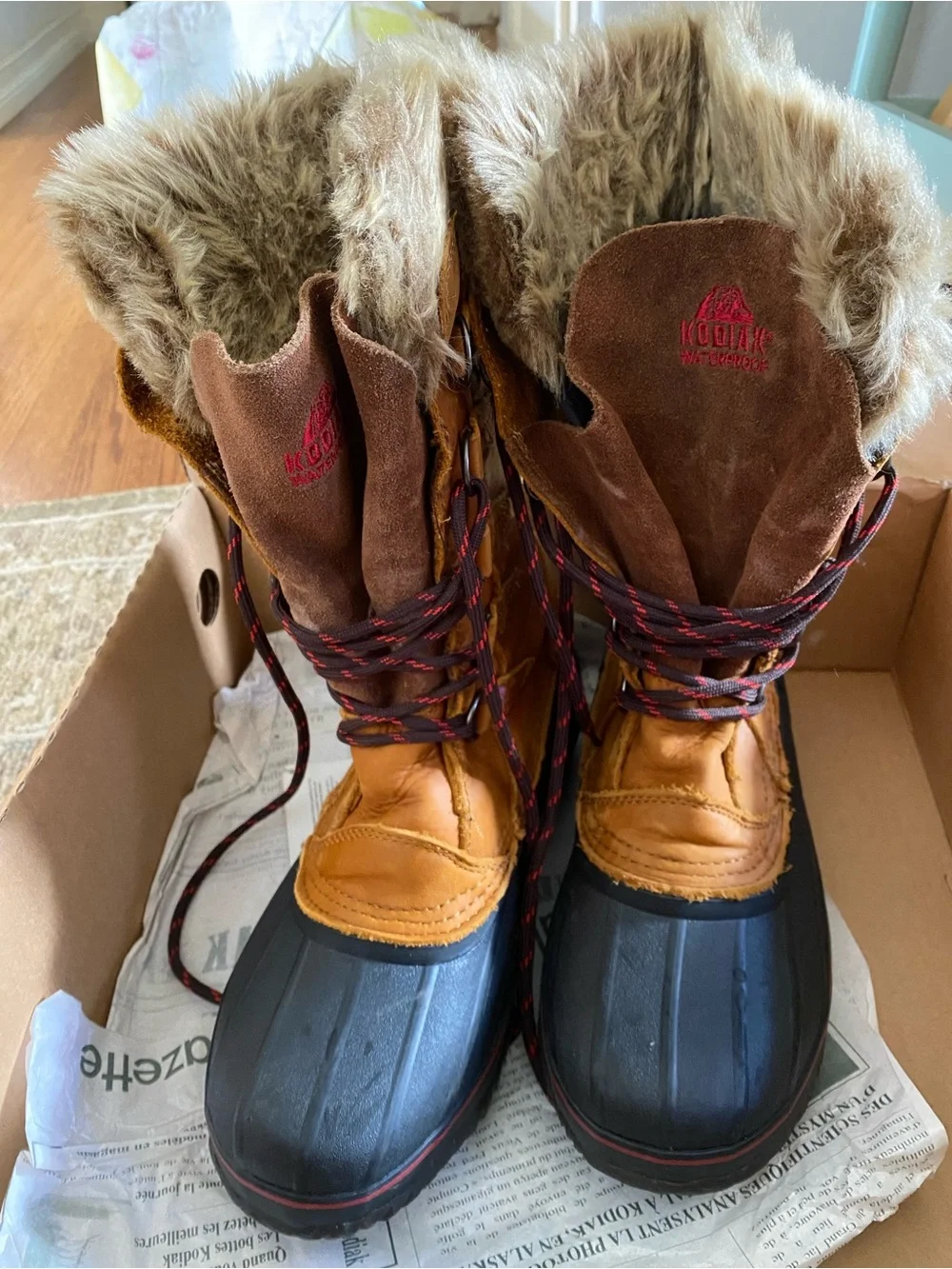 Kodiak Faux-Fur Waterproof Snow Boots